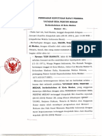 Penegasan Keputusan Rapat Pembina YBPM No. 51