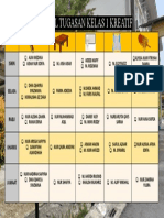 JADUAL TUGASAN KELAS 1 KREATIF