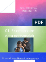 Segurtasuna Interneten