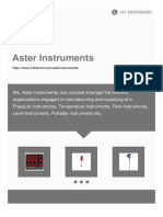 Aster Instruments
