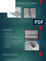 Fibre Reinforced Concrete: Mechanical Properties and Applications