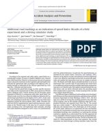 Additional Road Markings As An Indication of Speed Limits: Results of A Field Experiment and A Driving Simulator Study