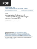 Assessing The Use of ICT in Teaching Amd Learning