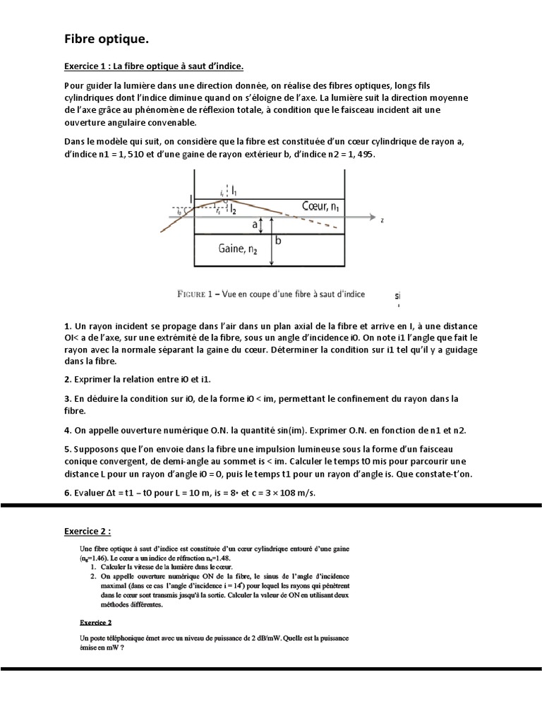Fibre Optique | PDF