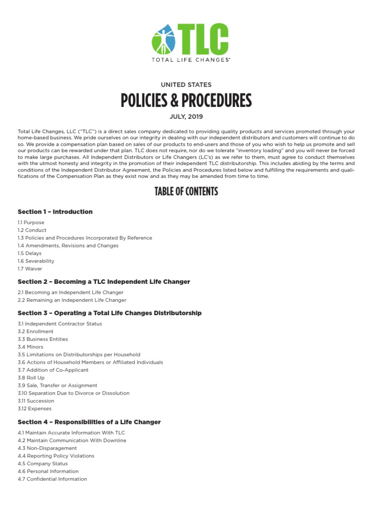 TLC TC PP English PDF Sales Employment