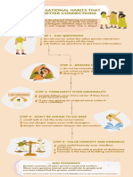 Student Infographic On Conversational Habits That Make A Better Connection - AM