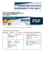 ExpectedOutputs LDM2 Portfolio 1