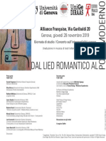 2019 Dal Lied Romantico CARTOLINA