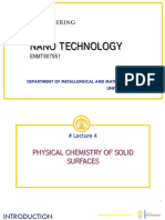 ENMT807951-Nanotechnology#Physical Chemistry of Solid Surfaces