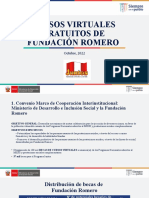 Informativo Cursos Gratuitos Fundacion Romero Actualizado