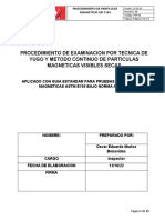 Procedimiento de partículas magnéticas API 1104