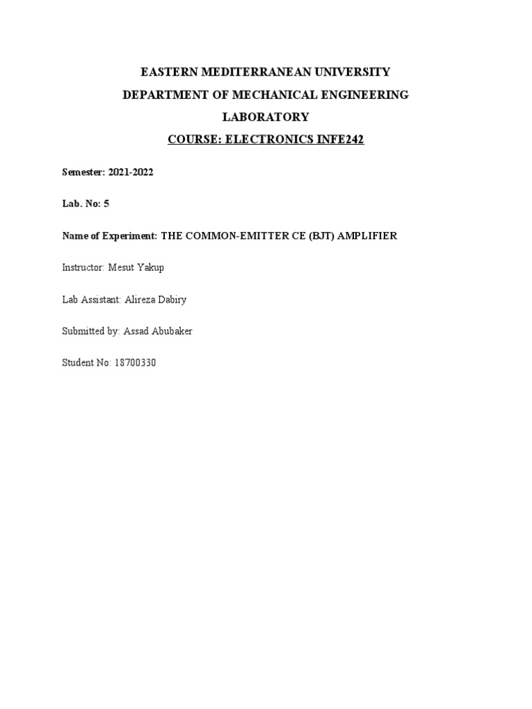 Exp 5 | PDF