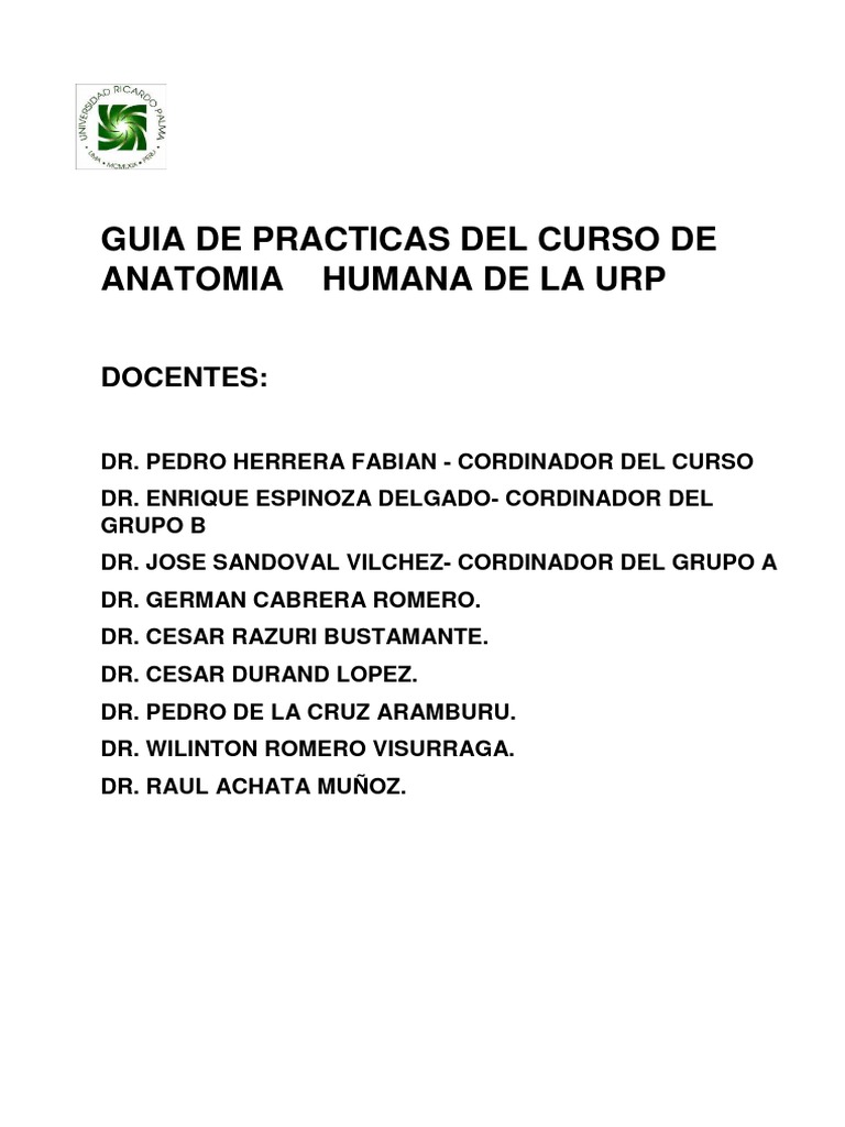 Guia De Practicas Anatomia Descargar Gratis Pdf Mano Laringe