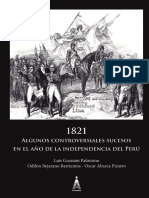 1821 Algunos Controversiales Sucesos en