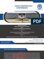 13th Asian Criminology Conference - Brochure