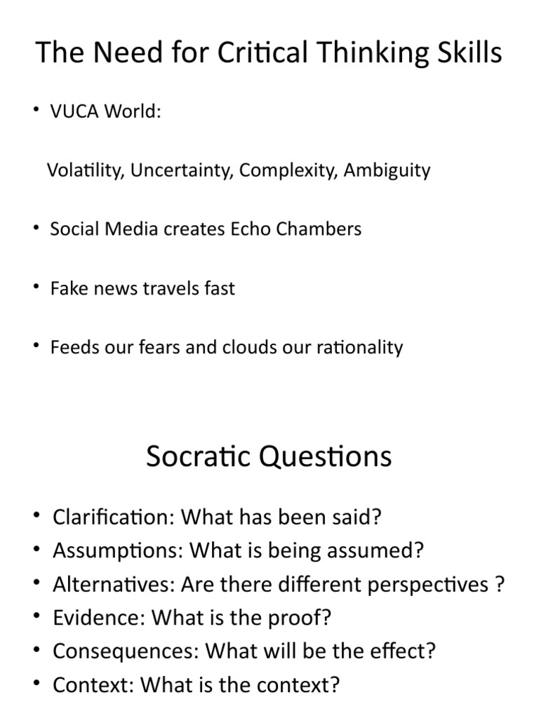Barriers to critical thinking with examples pdf bias evidence