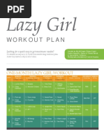 Lazy Girl Workout