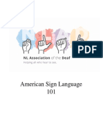 American Sign Language 101 Author Memorial University of Newfoundland