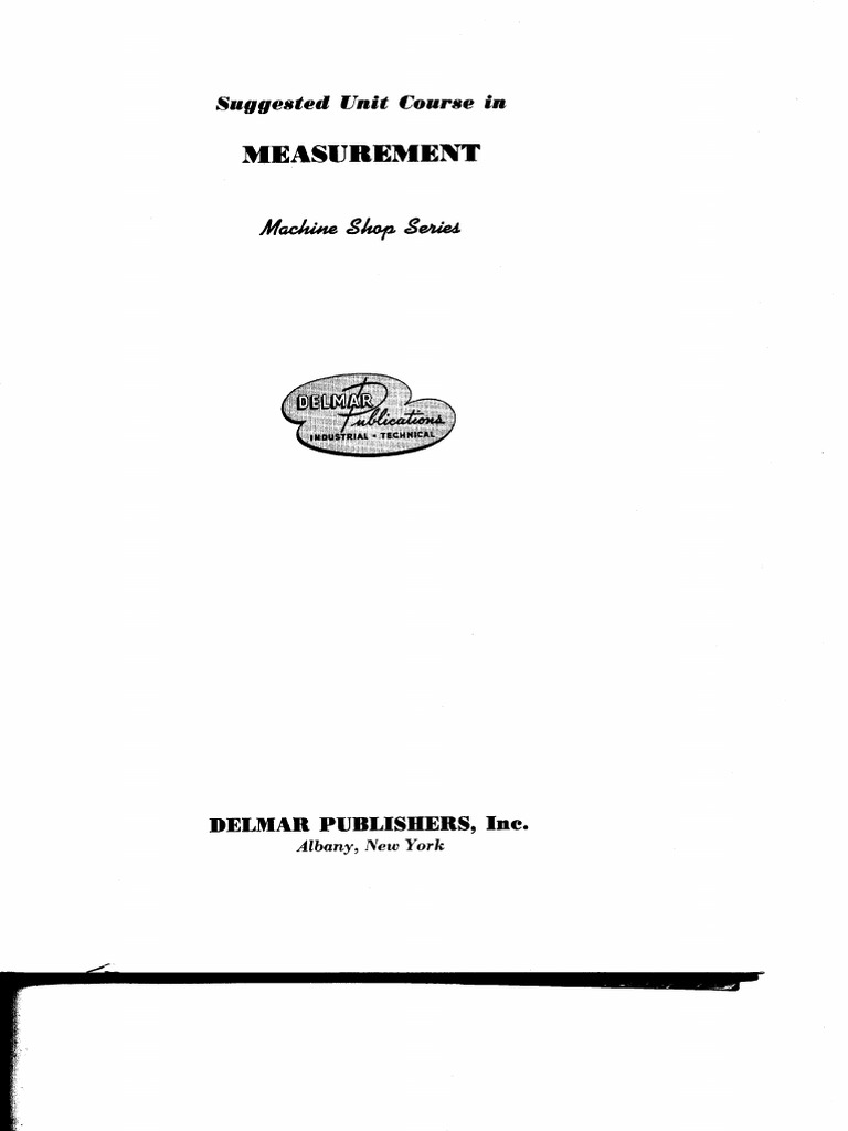 Machine Shop Measuring | PDF