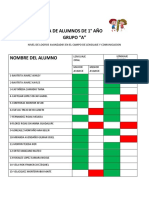 Lista de Primer Año