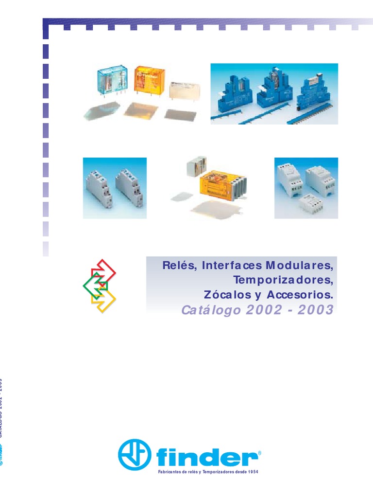 Finder PDF Relé Inductor