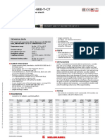 JZ-600-Y-CY cable technical data