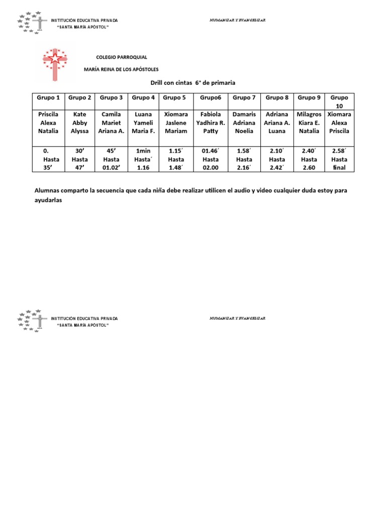 6 drill de cintas pdf