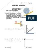 Problemas de sólido rígido y dinámica rotacional