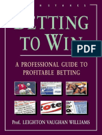 Betting To Win A Professional Guide To Profitable Betting (PDFDrive)