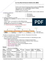 Les Concepts Fondamentaux D'une Base de Données Relationnelles (BDR)