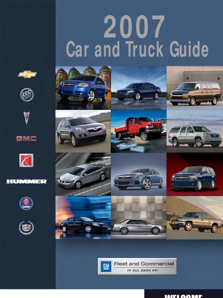 2007 GM Car and Truck Guide | PDF | General Motors | Hybrid Vehicle