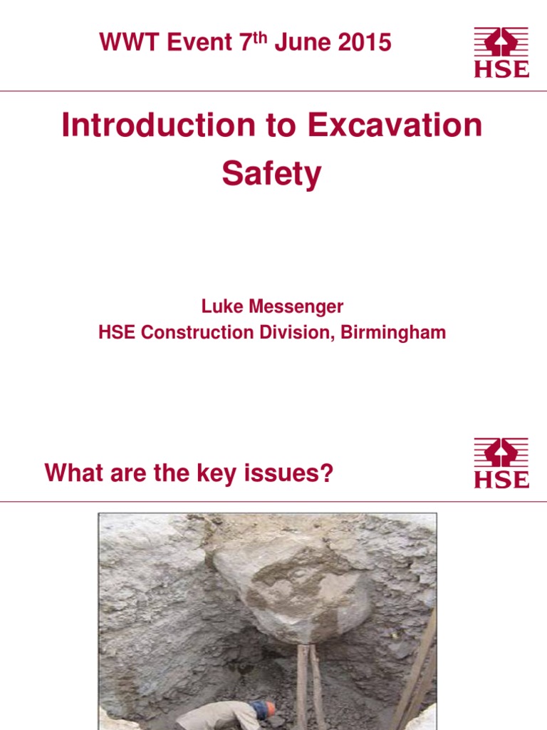 Introduction To Excavation Safety PDF Geotechnical Engineering