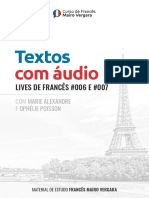 Live de Francês 006 - Textos Com Áudio PDF para Desktop