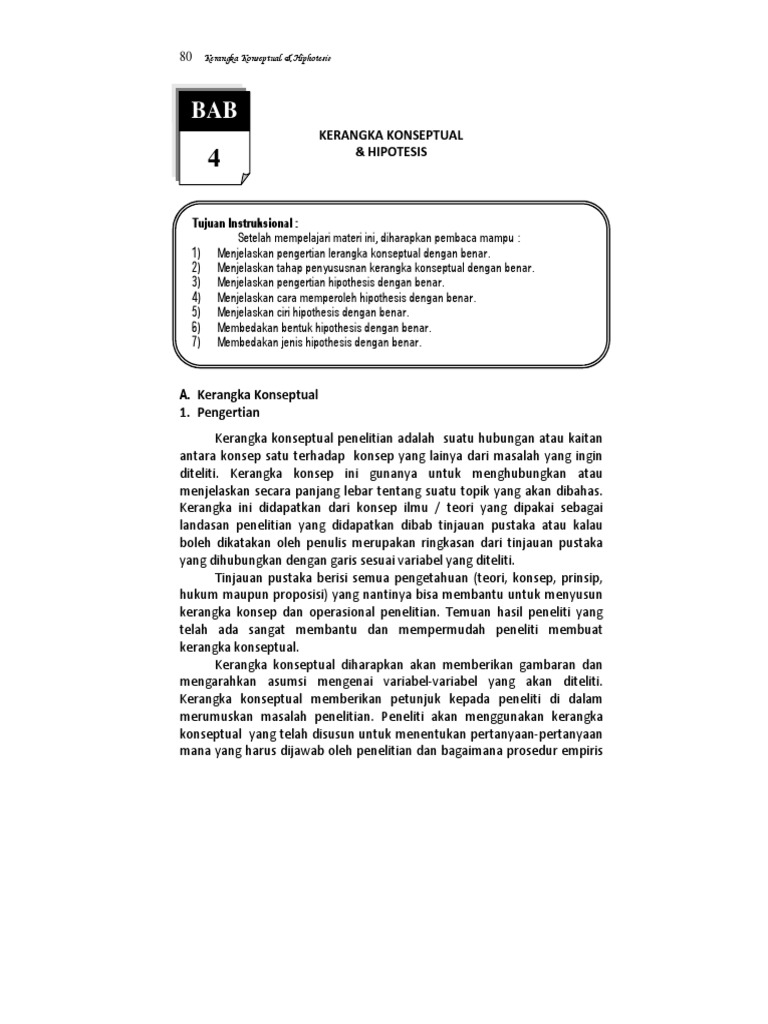 Kerangka Konsep Penelitian | PDF