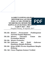 Babel PIDATO MUSRENBANG RPJMD PROV 29-8-17 - Kemendagri