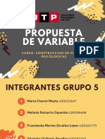 Propuesta Variable