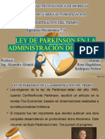 Ley de Parkinson en Administración Del Tiempo
