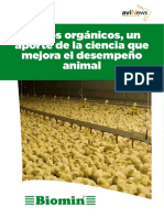 Ácidos orgánicos mejoran desempeño animal