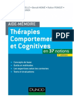 Aide-Mémoire - Thérapies Comportementales Et Cognitives (Etc.)