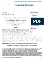 El Régimen Venezolano de La Función Pública y Su Incidencia en La Gerencia de Personal Ante La Crisis Del Pensamiento Administrativo Tradicional