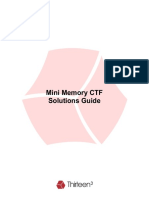 Mini Memory CTF Solutions Guide