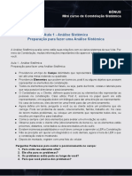 Mini curso de Análise Sistêmica com Constelação Familiar