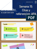 SEMANA 15 Citas y Referencias