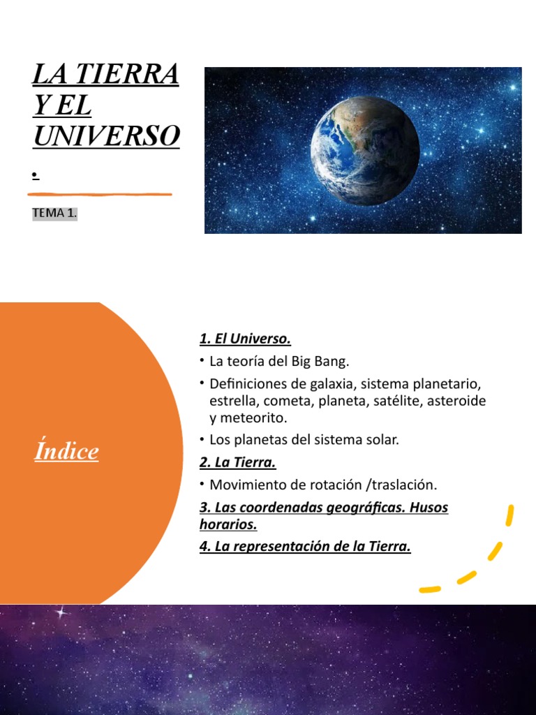 La Tierra y El Universo | PDF | Tierra | Planetas