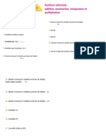 QF Comparer Additionner Multiplier Fractions