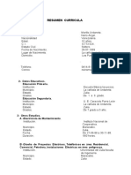 Resumen Curricular Neiro