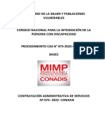 Cas N 075 2022 Conadis Ovpo Base PDF