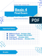 Basic 4 (Ciunac) - Final Exam