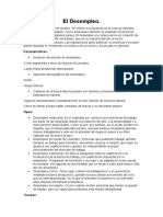 El Desempleo PDF