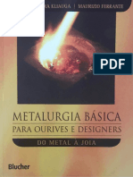 Metalurgia Básica para Ourives e Designers